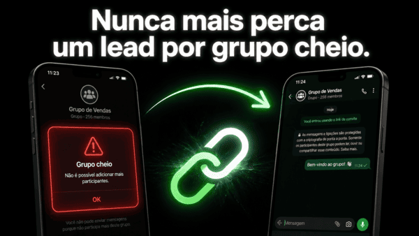 link rotativo para grupos de WhatsApp